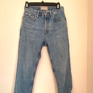 Everlane 90s Cheeky Straight Jean - 25 ankle